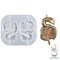 UV Safe Human Digestive System Silicone 3d Badge Reel or Phone Grip Mold for UV and Epoxy Resin Art